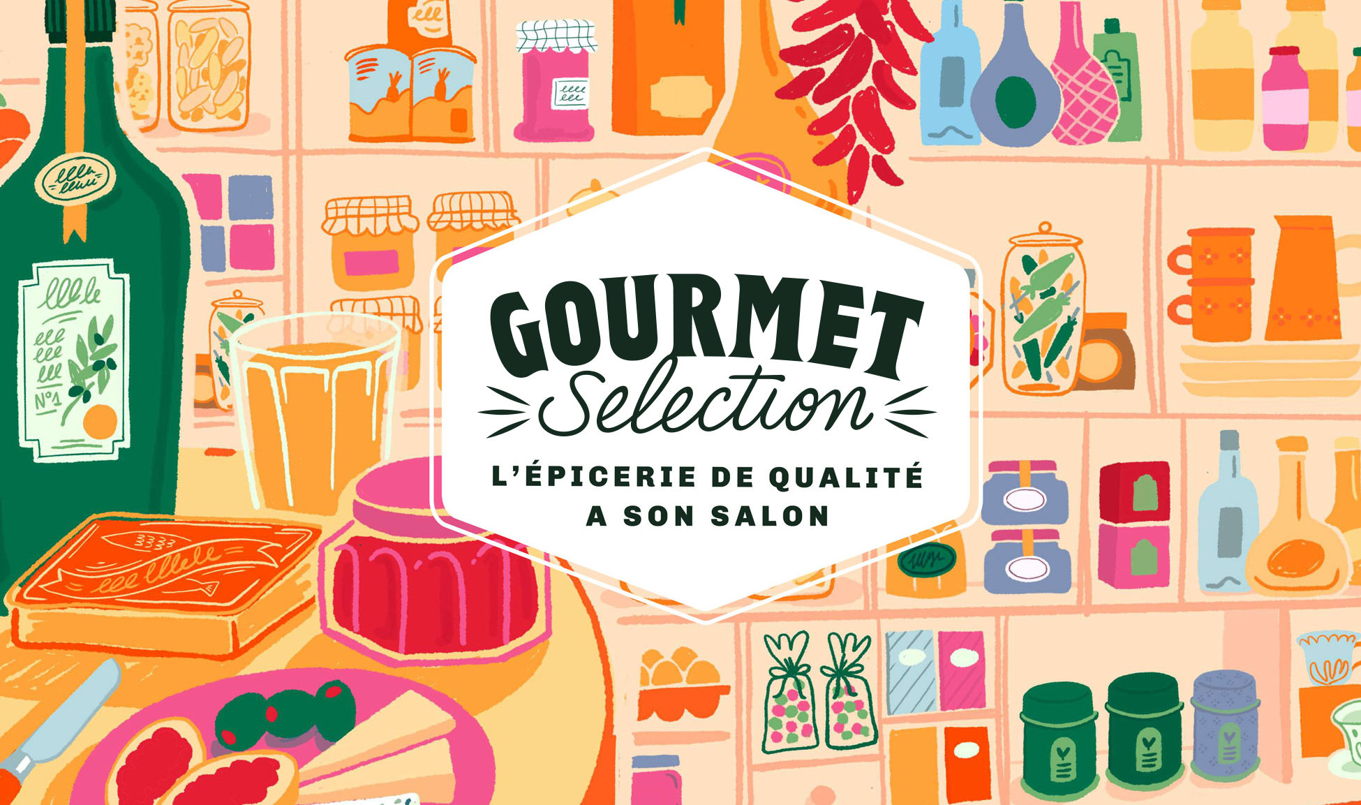 Gourmet Sélection — Identité illustrée